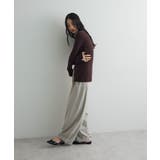 配色レイヤードポロリブニットカーディガン | Green Parks  | 詳細画像22 