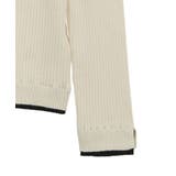 配色レイヤードポロリブニットカーディガン | Green Parks  | 詳細画像36 