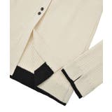 配色レイヤードポロリブニットカーディガン | Green Parks  | 詳細画像38 