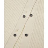 配色レイヤードポロリブニットカーディガン | Green Parks  | 詳細画像39 