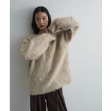 前後2wayキーネックシャギーニット | Green Parks | 詳細画像30