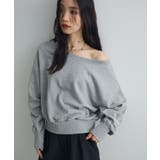 杢グレー | オフショルスウェット | Green Parks