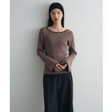 前後2wayアシンメトリー袖フレアリブニット | Green Parks  | 詳細画像21 