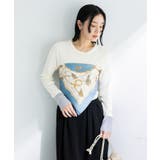 アンチピリング袖配色ニットプルオーバー | Green Parks | 詳細画像11