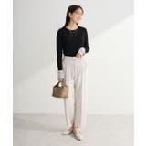 アンチピリング袖配色ニットプルオーバー | Green Parks | 詳細画像18