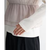 オーガンジービスチェドッキングプルオーバー | Green Parks  | 詳細画像11 