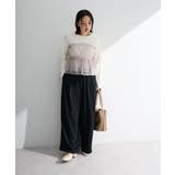 オーガンジービスチェドッキングプルオーバー | Green Parks  | 詳細画像2 