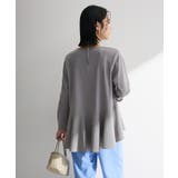 グレー | ペプラムドッキングプルオーバー | Green Parks 