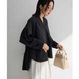 ブラック | スキッパーブラウス | Green Parks 