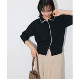 ここちニット衿付き配色プルオーバー | Green Parks | 詳細画像14