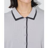 ここちニット衿付き配色プルオーバー | Green Parks | 詳細画像30