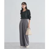 アシメウエストタックパンツ | Green Parks | 詳細画像15