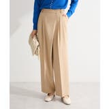 ベージュ | アシメウエストタックパンツ | Green Parks