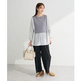 脇リボンドッキングチュニック | Green Parks  | 詳細画像16 