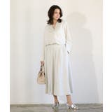 SET2点スキッパーブラウス+プリーツスカート | Green Parks  | 詳細画像1 