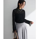 ブラック | 総レースプルオーバー | Green Parks 