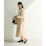 O.洗えてストレッチ Vネックジャンスカ | Green Parks  | 詳細画像4 