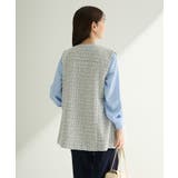 O.ツィードペプラムベスト | Green Parks  | 詳細画像17 