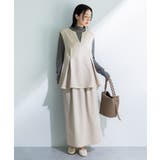 楽ちんリップルペプラムベスト | Green Parks  | 詳細画像2 