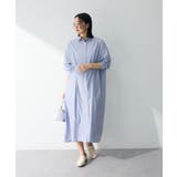 イージーケア抜け衿ウエストタックシャツワンピース | Green Parks | 詳細画像13