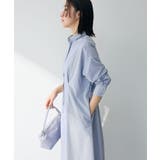 イージーケア抜け衿ウエストタックシャツワンピース | Green Parks | 詳細画像18