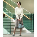 ドットイージーケアバックスリットブラウス | Green Parks  | 詳細画像3 