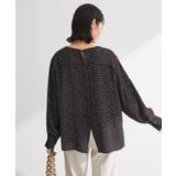 ドットイージーケアバックスリットブラウス | Green Parks  | 詳細画像11 