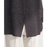 ドットイージーケアバックスリットブラウス | Green Parks  | 詳細画像15 