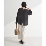 ドットイージーケアバックスリットブラウス | Green Parks  | 詳細画像8 