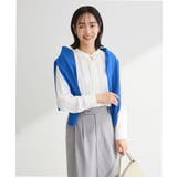 オフホワイト | リボンブラウス | Green Parks 