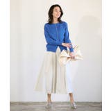 パール調ボタン付き2WAYニットプルオーバー | Green Parks  | 詳細画像11 