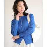 パール調ボタン付き2WAYニットプルオーバー | Green Parks  | 詳細画像15 