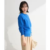 パール調ボタン付き2WAYニットプルオーバー | Green Parks  | 詳細画像6 