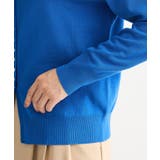 パール調ボタン付き2WAYニットプルオーバー | Green Parks  | 詳細画像9 