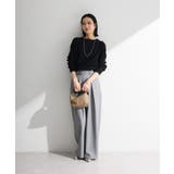 パール調ボタン付き2WAYニットプルオーバー | Green Parks  | 詳細画像16 