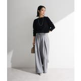 パール調ボタン付き2WAYニットプルオーバー | Green Parks  | 詳細画像17 