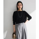 パール調ボタン付き2WAYニットプルオーバー | Green Parks  | 詳細画像19 