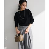 パール調ボタン付き2WAYニットプルオーバー | Green Parks  | 詳細画像20 