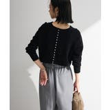 パール調ボタン付き2WAYニットプルオーバー | Green Parks  | 詳細画像21 