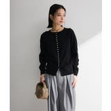 パール調ボタン付き2WAYニットプルオーバー | Green Parks  | 詳細画像23 