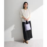 パール調ボタン付き2WAYニットプルオーバー | Green Parks  | 詳細画像24 