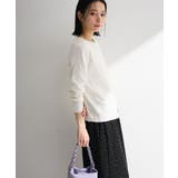 パール調ボタン付き2WAYニットプルオーバー | Green Parks  | 詳細画像28 