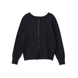 パール調ボタン付き2WAYニットプルオーバー | Green Parks  | 詳細画像37 