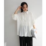 アイボリー | ウエストタックシャツチュニック | Green Parks 