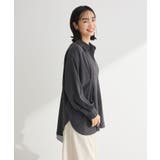 チャコールグレー | ウエストタックシャツチュニック | Green Parks 