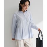 スウィッチングペプラムシャツ | Green Parks  | 詳細画像1 