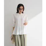 スウィッチングペプラムシャツ | Green Parks  | 詳細画像11 