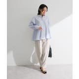 スウィッチングペプラムシャツ | Green Parks  | 詳細画像2 