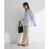 スウィッチングペプラムシャツ | Green Parks  | 詳細画像3 