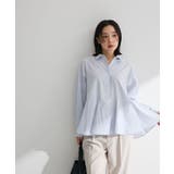 スウィッチングペプラムシャツ | Green Parks  | 詳細画像5 